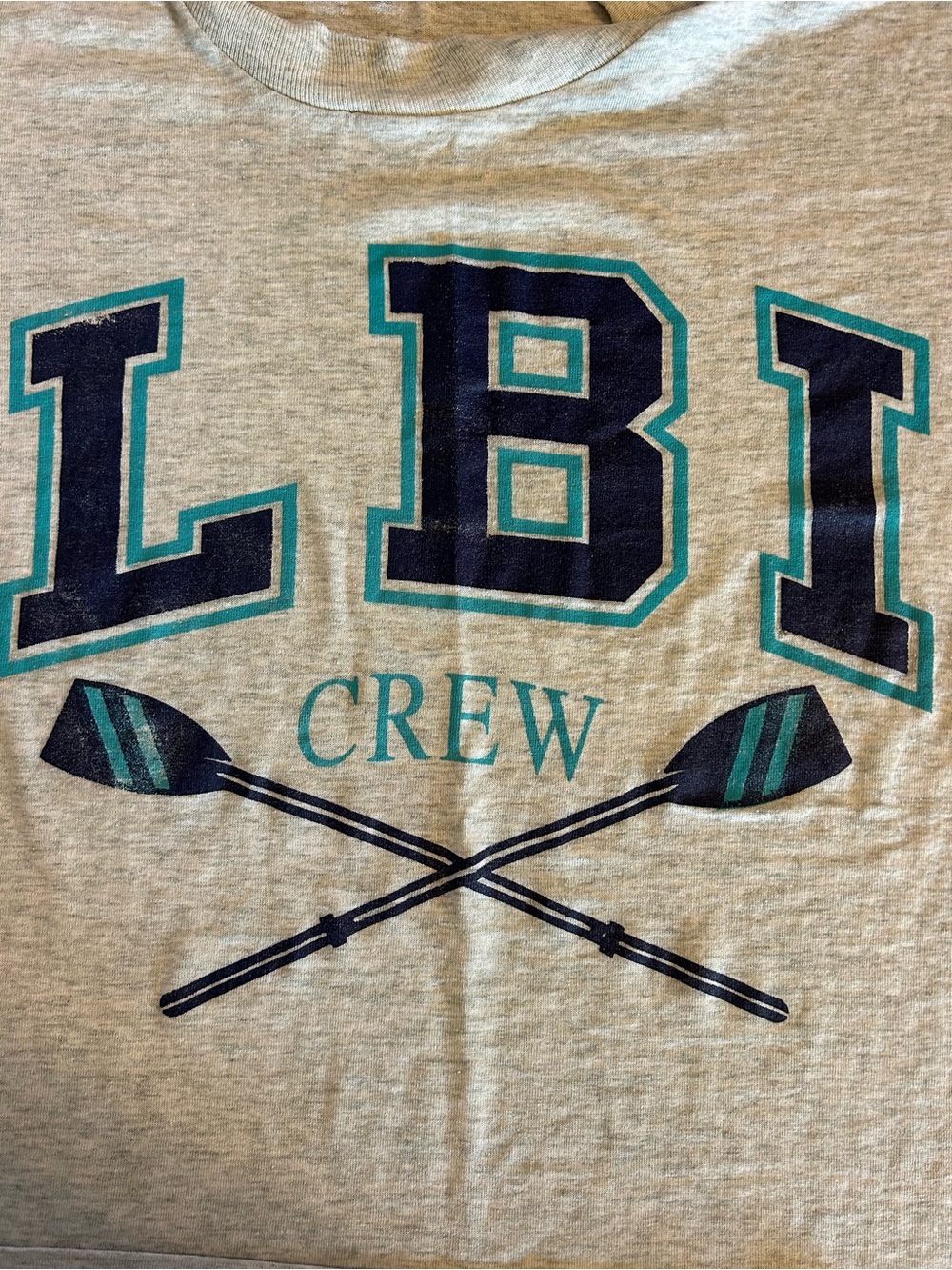 80s LBI Crew Tank Top Rowing Long Beach Island NJ New Jersey Ocean Vintage large - Picture 4 of 6